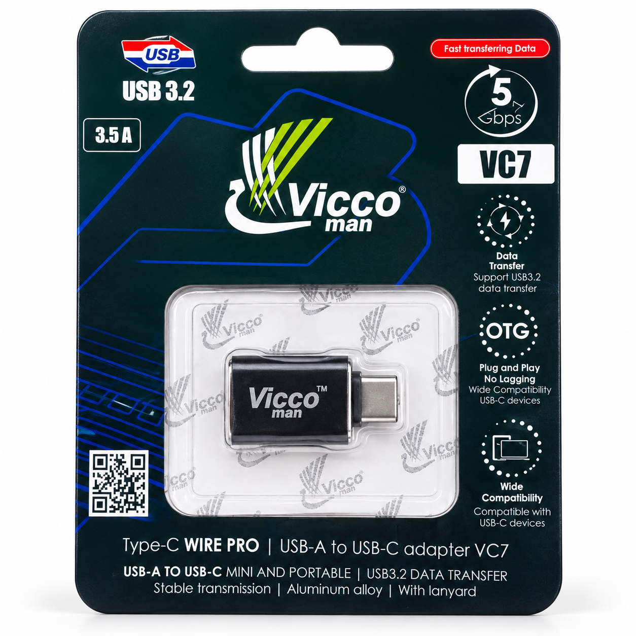 تبدیل OTG تایپ سی ویکو USB 3.0